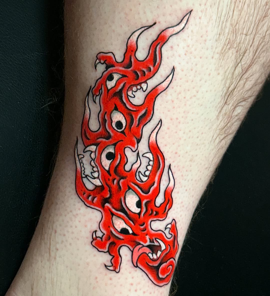 Tattoo by @lexrazor — new_school, blackwork