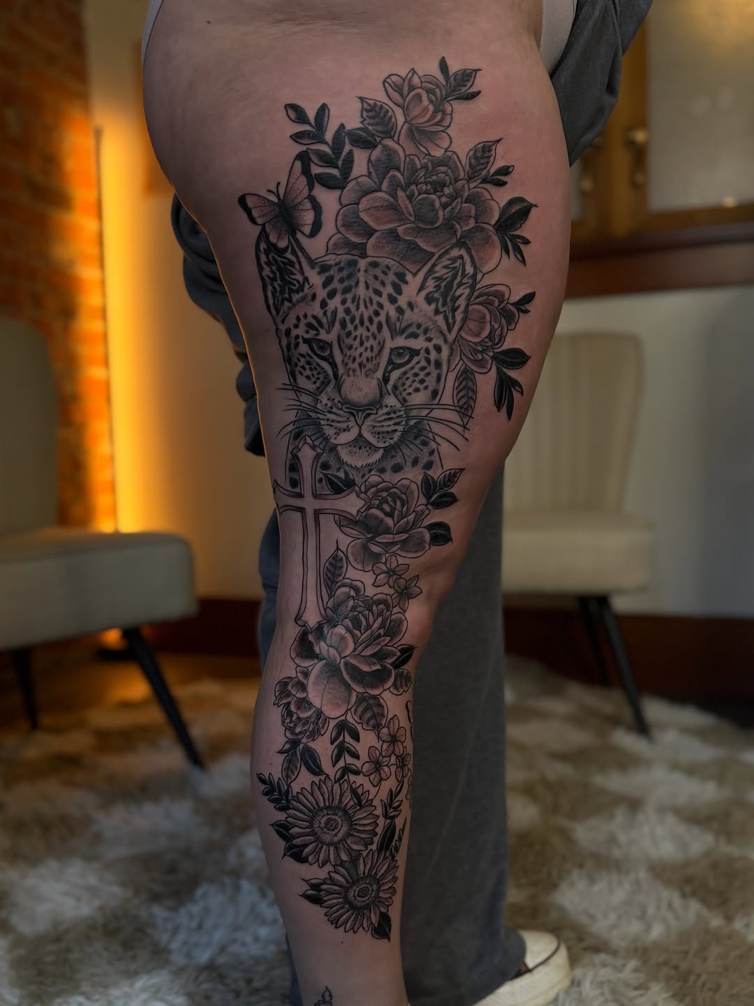 Tattoo by @cjamtattoos — realism, black_and_grey
