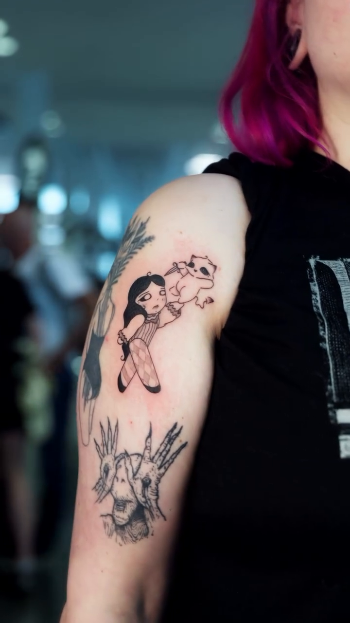 Tattoo by @sekooo.___ — anime, fine_line