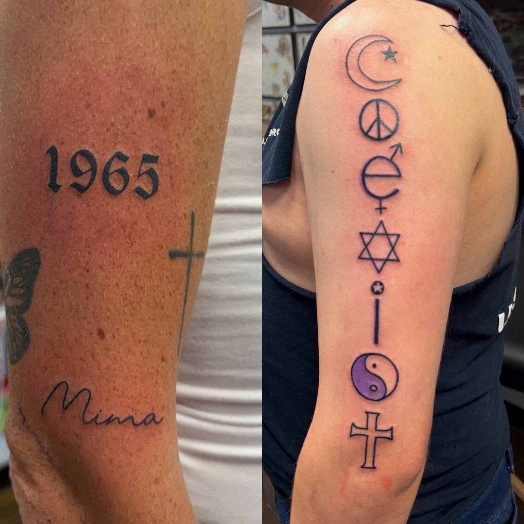 Tattoo by @zacxtatz — lettering_script, minimalist
