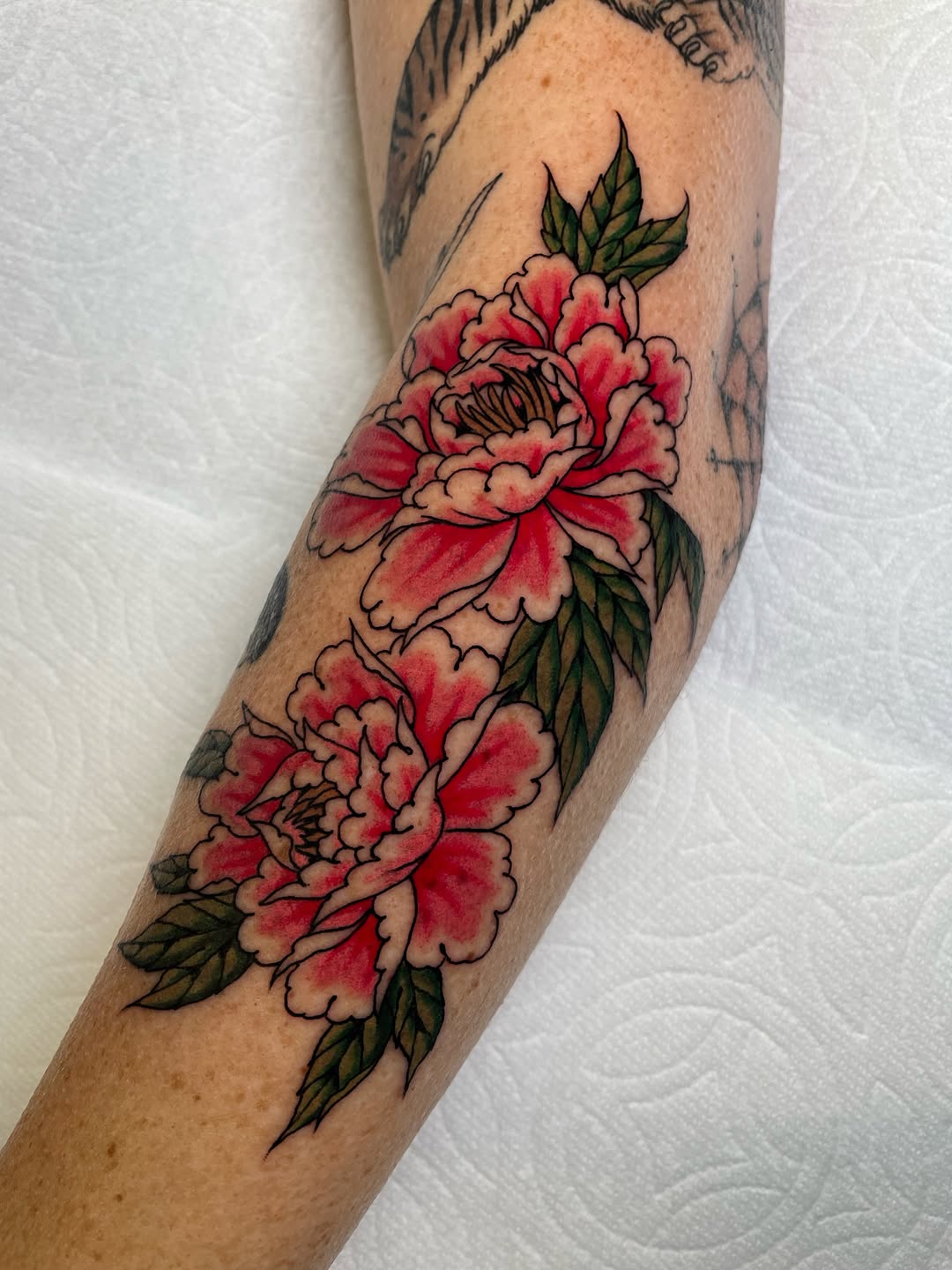 Tattoo by @niko.mulhearn — japanese_irezumi, american_traditional