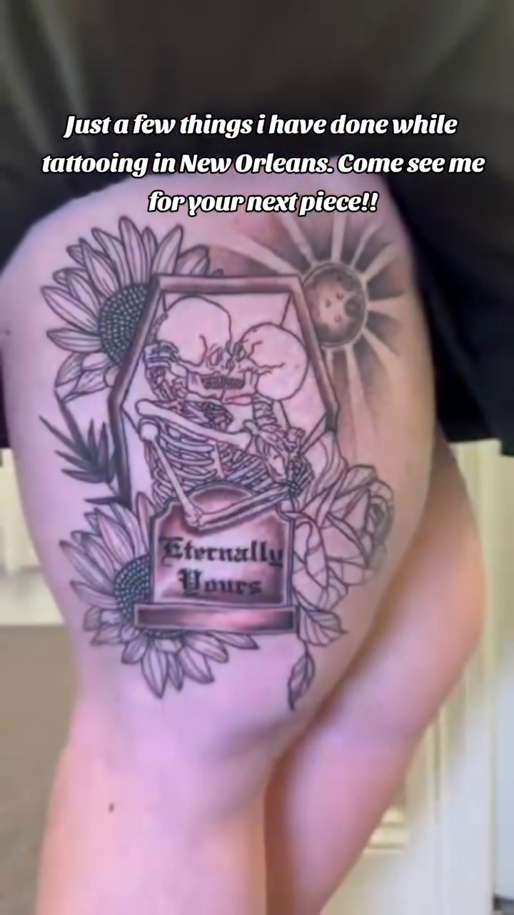 Tattoo by @tattoosbythecaptain — illustrative, black_and_grey