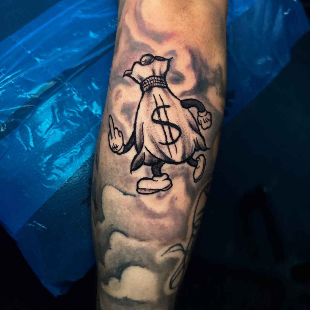 Tattoo by @tattoosxd__ — illustrative, black_and_grey