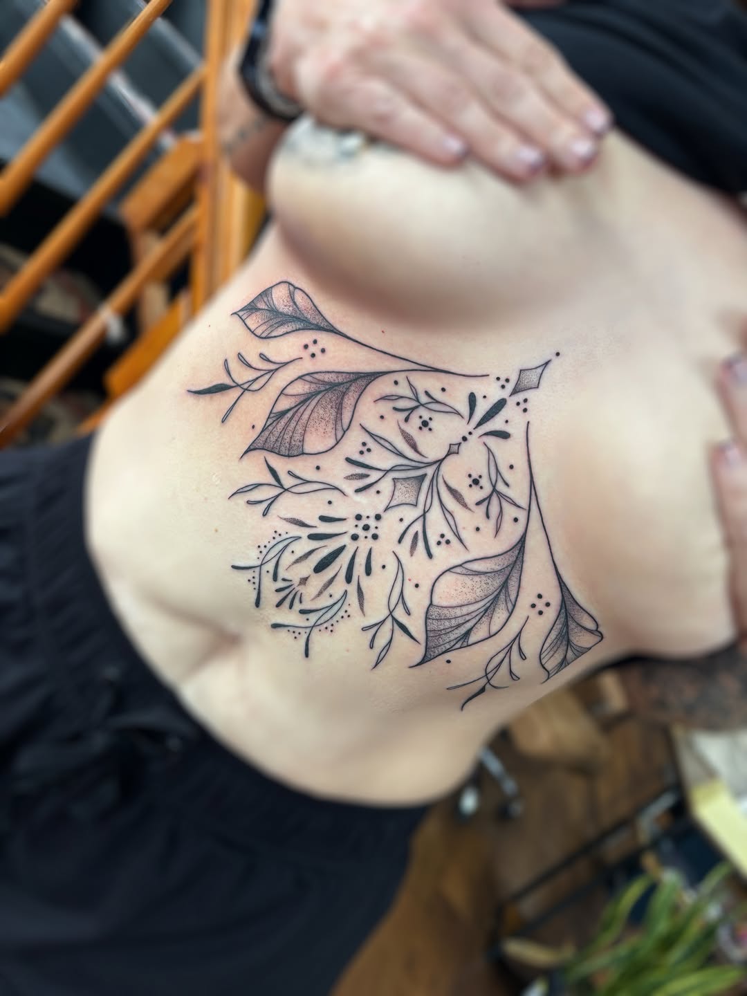 Tattoo by @sadie.tattoos — fine_line, dotwork