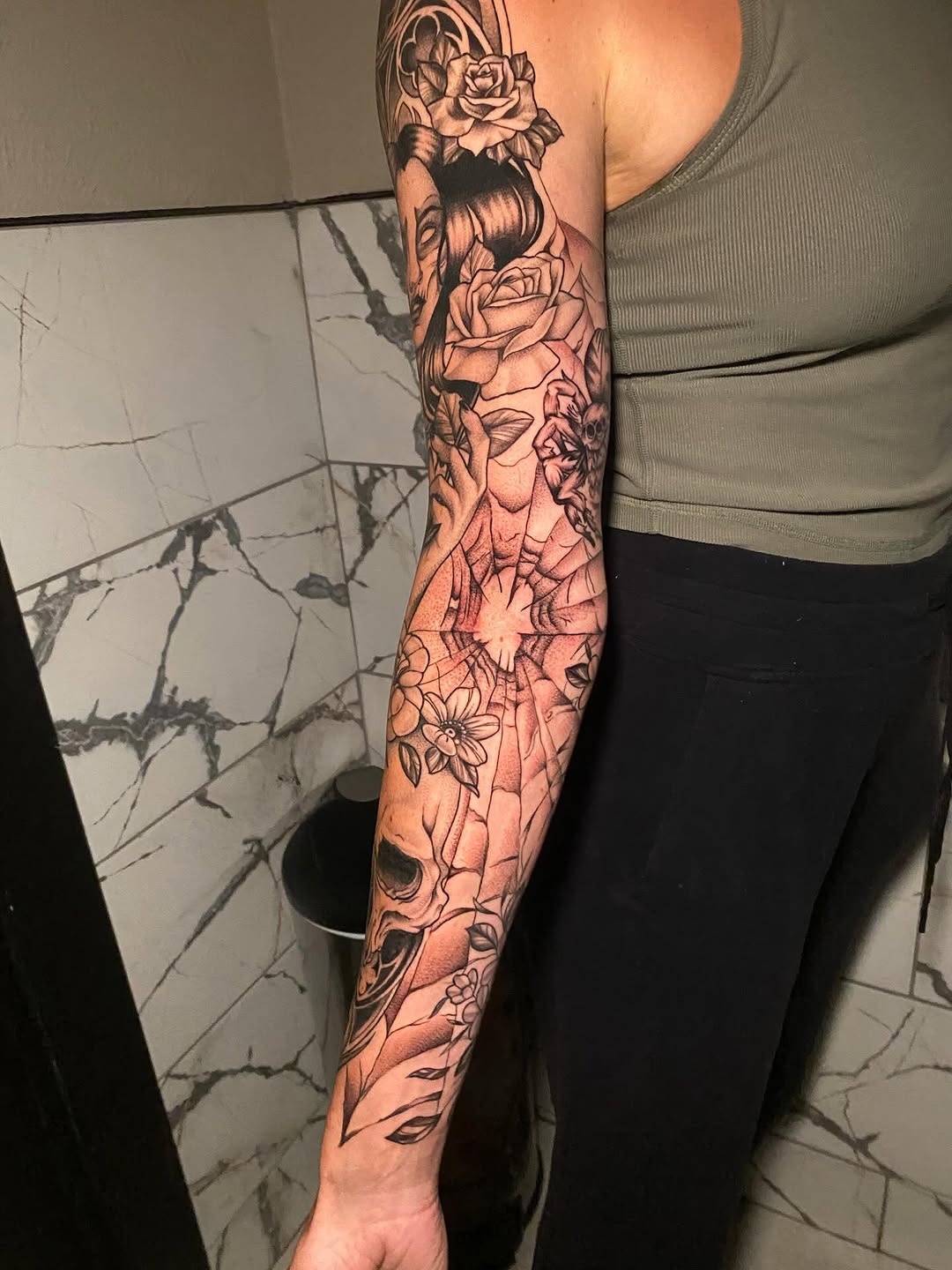 Tattoo by @nathena.ink — black_and_grey, realism