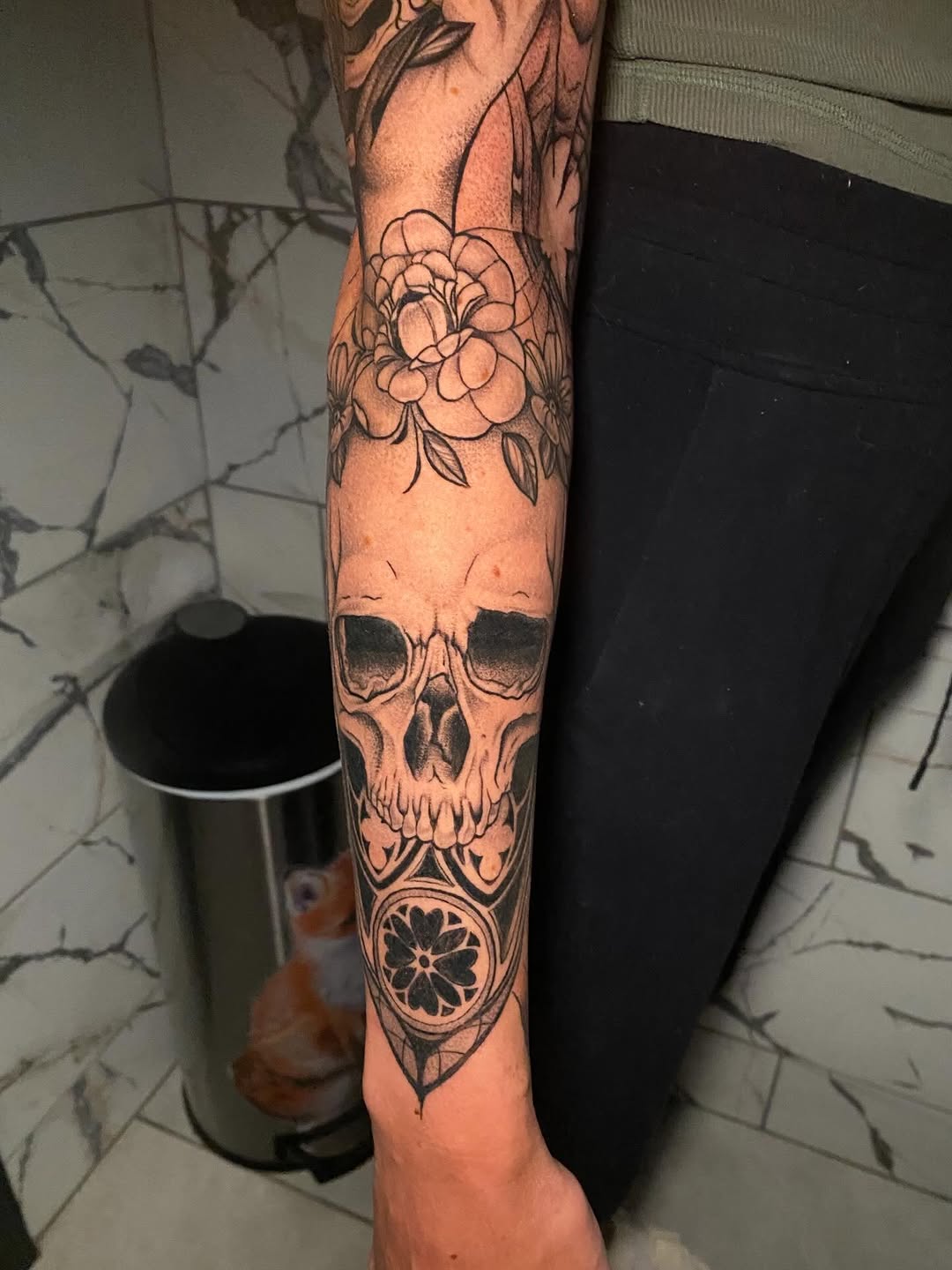 Tattoo by @nathena.ink — black_and_grey, realism