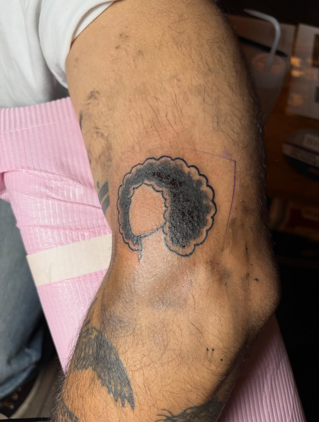 Tattoo by @skull.quest โ blackwork, fine_line
