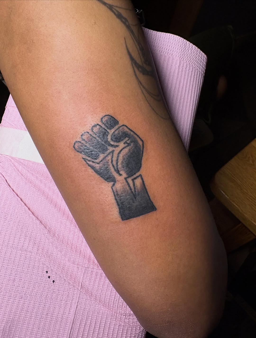 Tattoo by @skull.quest โ black_and_grey, blackwork