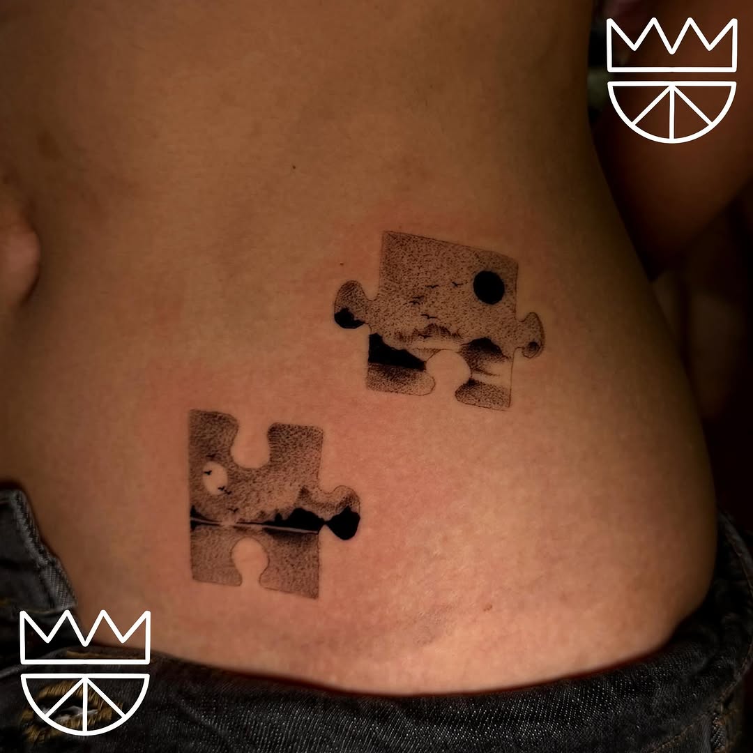 Tattoo by @prncjordnink — dotwork