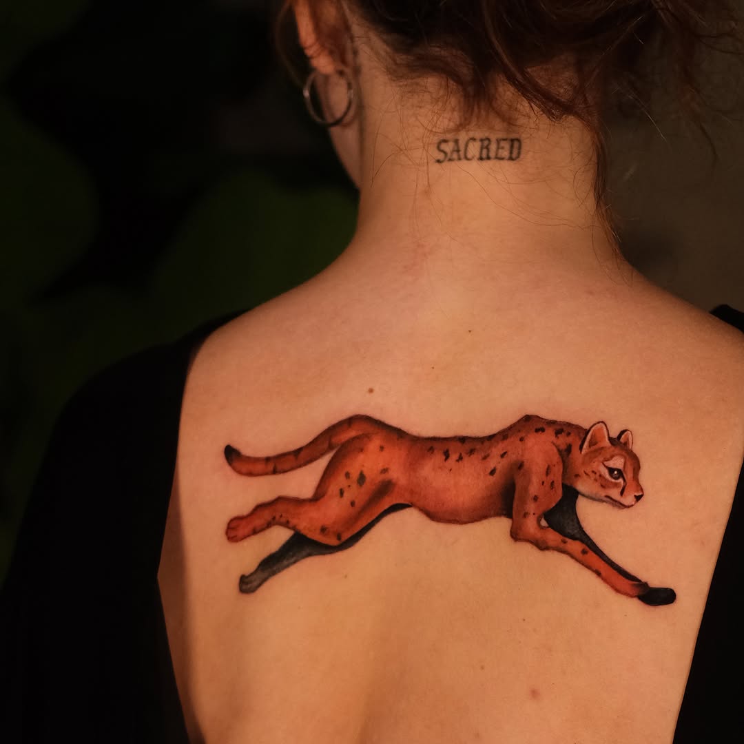 Tattoo by @alexus.inks โ realism, illustrative