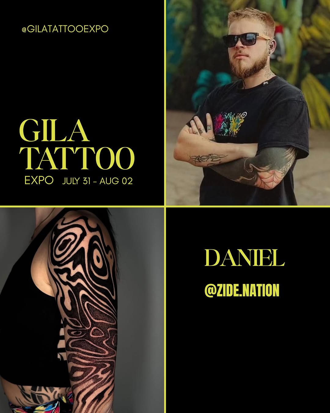 Tattoo by @zide.nation — blackwork, geometric