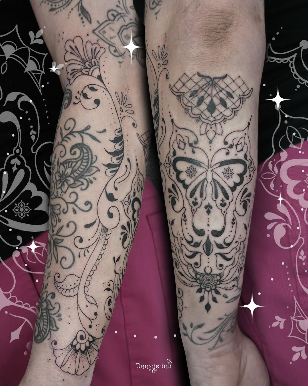 Tattoo by @black.chocol — ornamental, black_and_grey