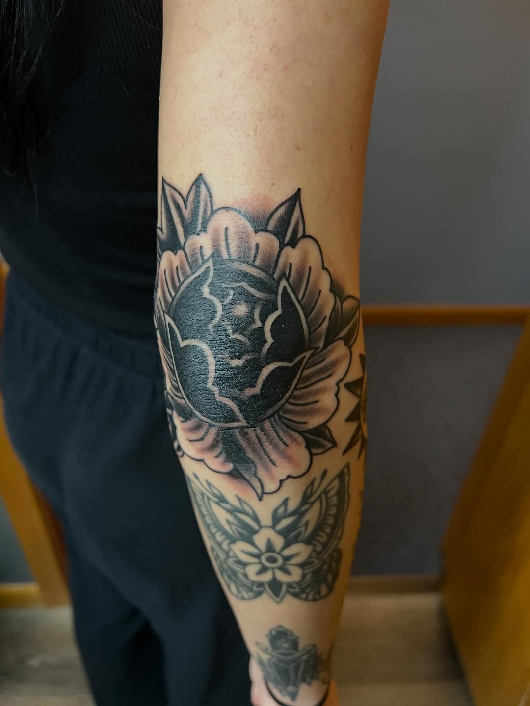 Tattoo by @tvptattoos โ american_traditional, black_and_grey