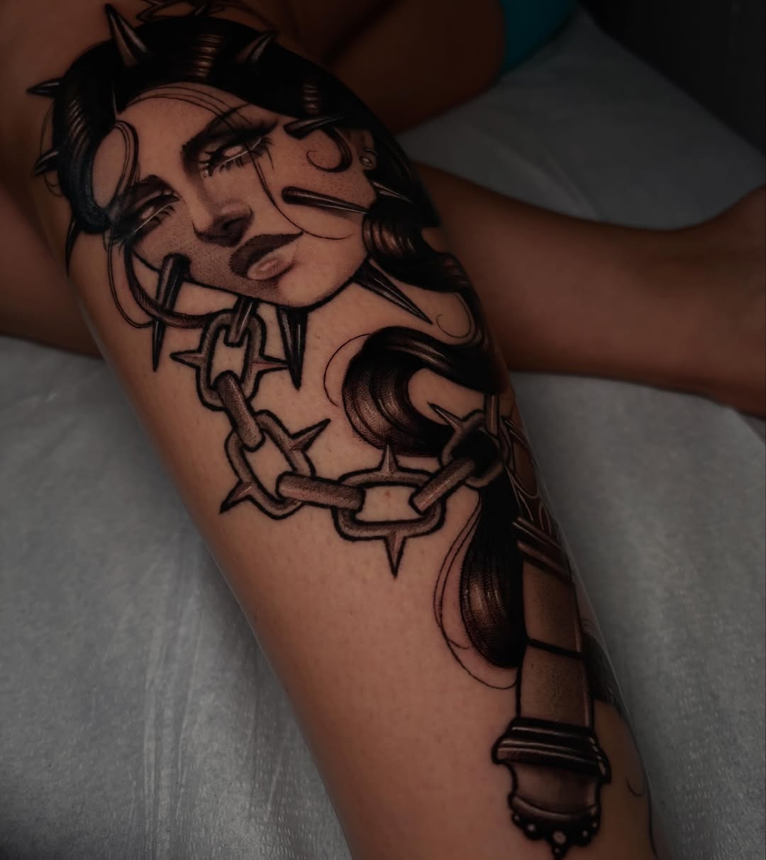 Tattoo by @taylorelizabethtattoos β black_and_grey, neo_traditional
