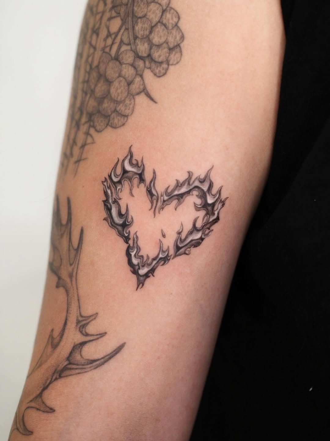 Tattoo by @yeon.ink — black_and_grey, fine_line