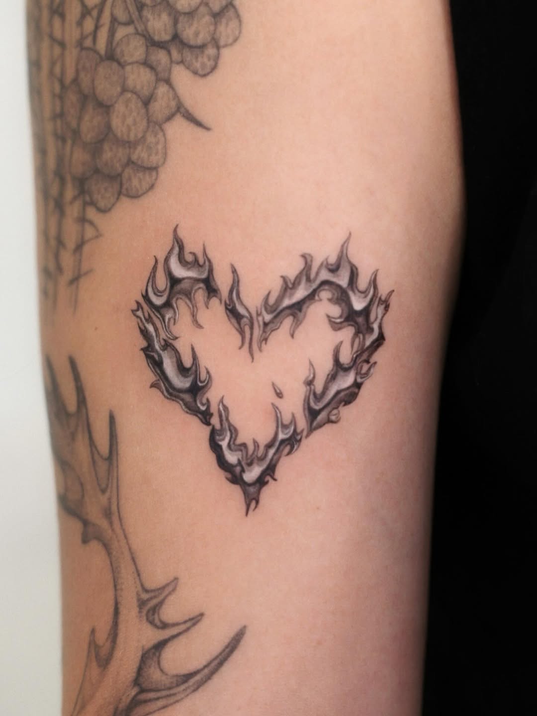 Tattoo by @yeon.ink — black_and_grey, fine_line