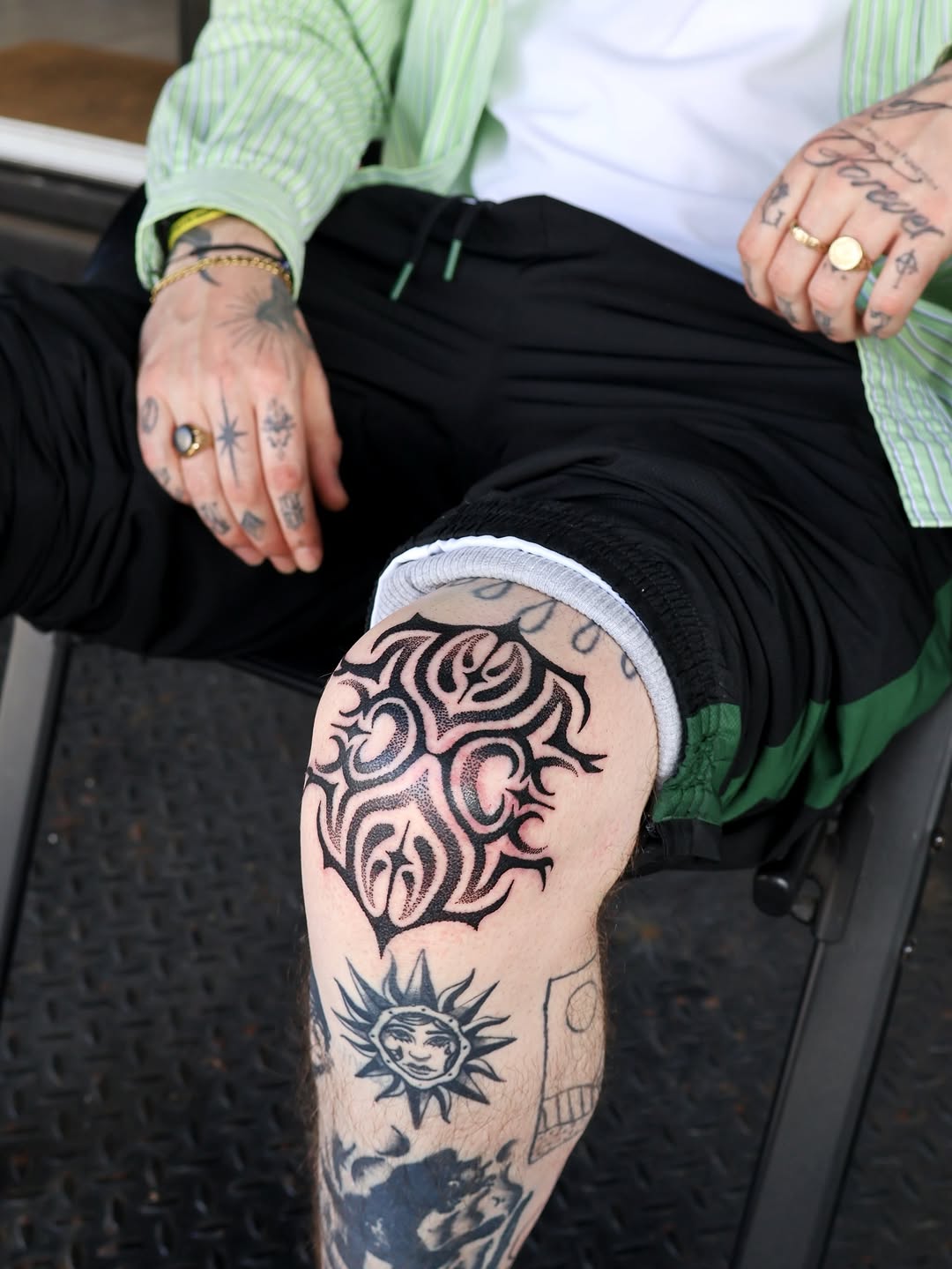 Tattoo by @ladybao.tattoo โ tribal, dotwork