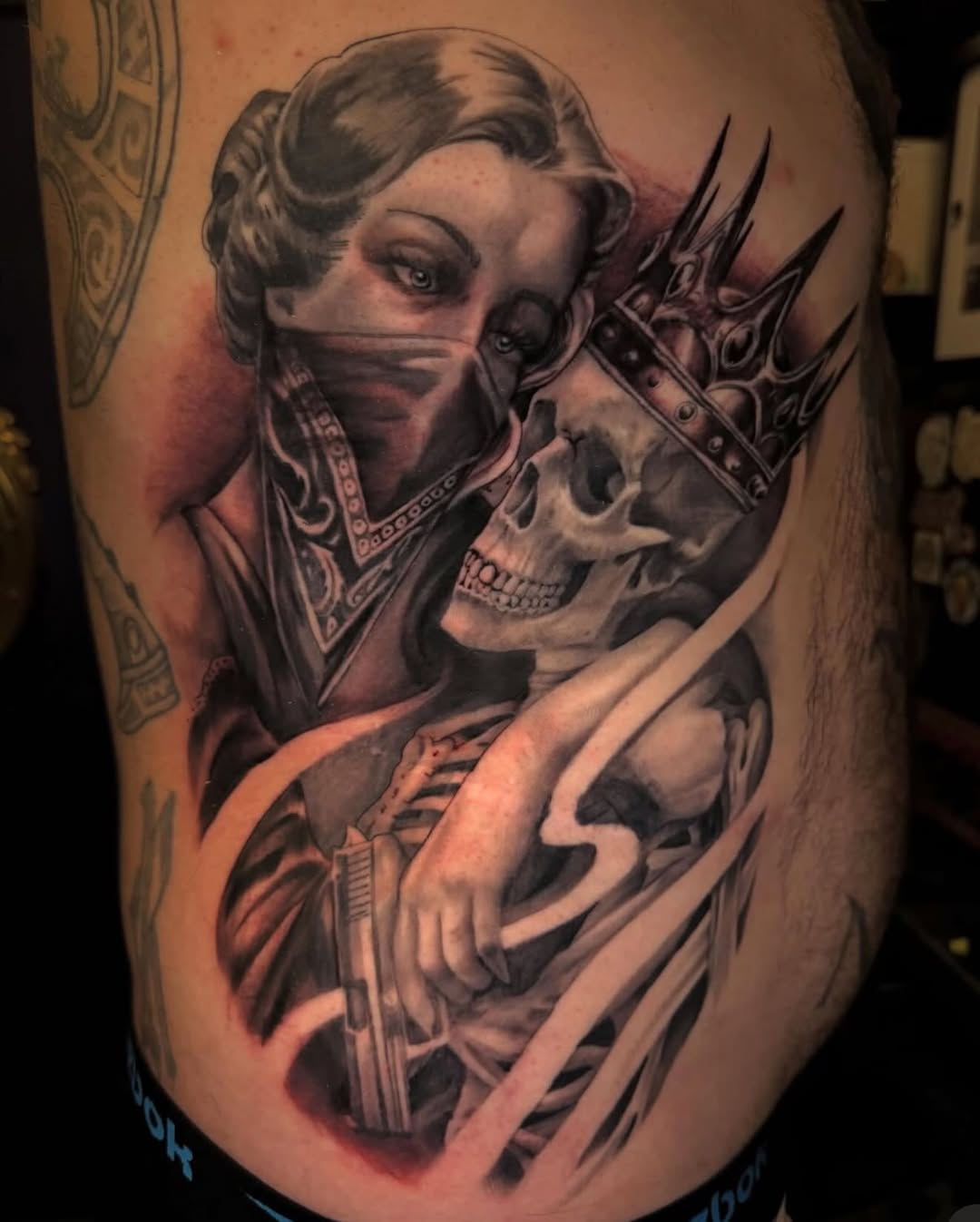 Tattoo by @mctatty — realism, black_and_grey