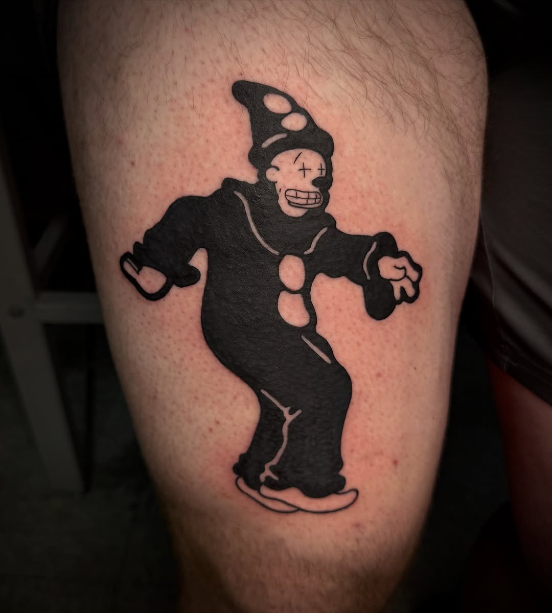 Tattoo by @sketched18 — blackwork