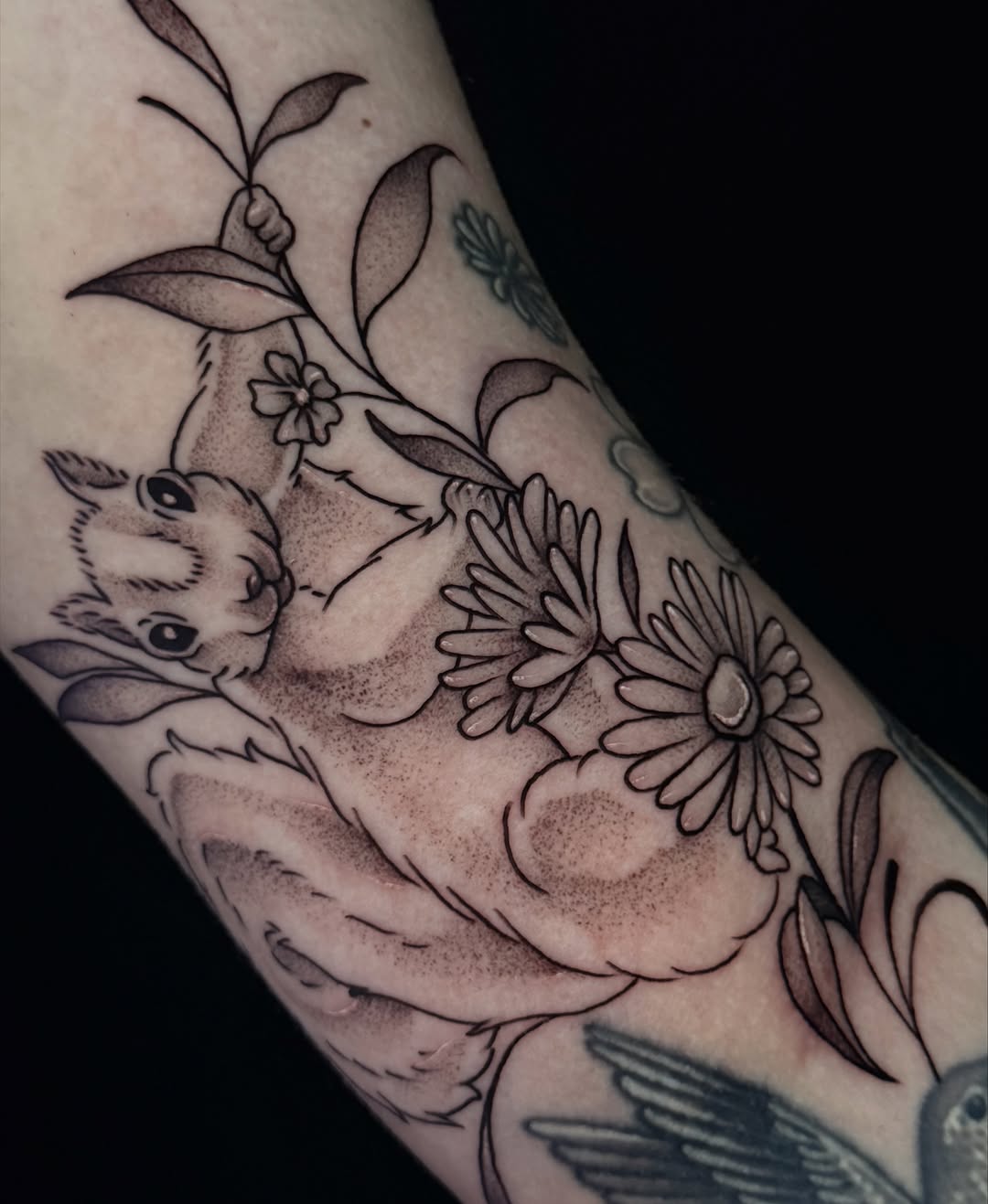 Tattoo by @exploitedtattoos — dotwork