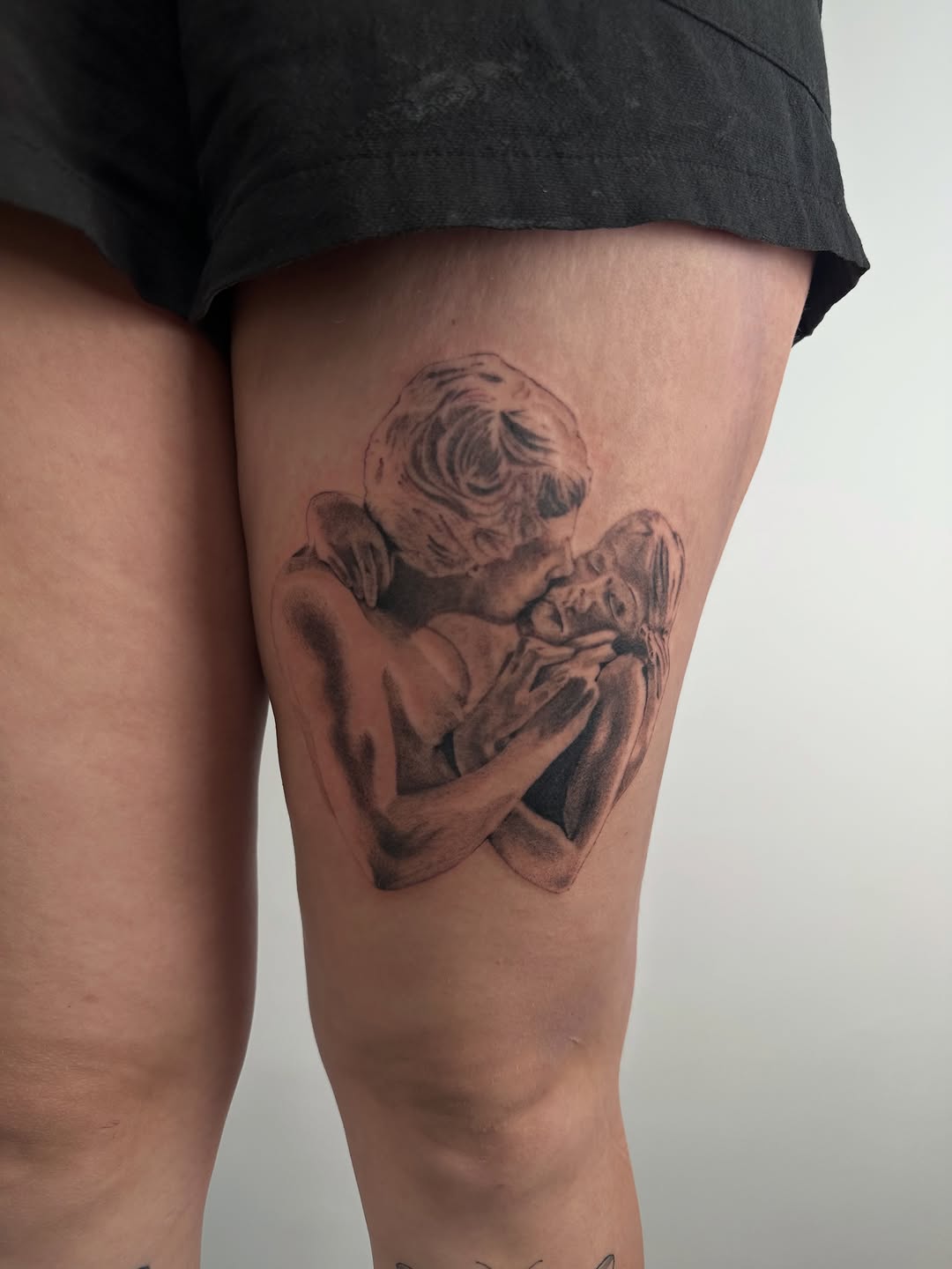 Tattoo by @nimimatattoo — realism, black_and_grey