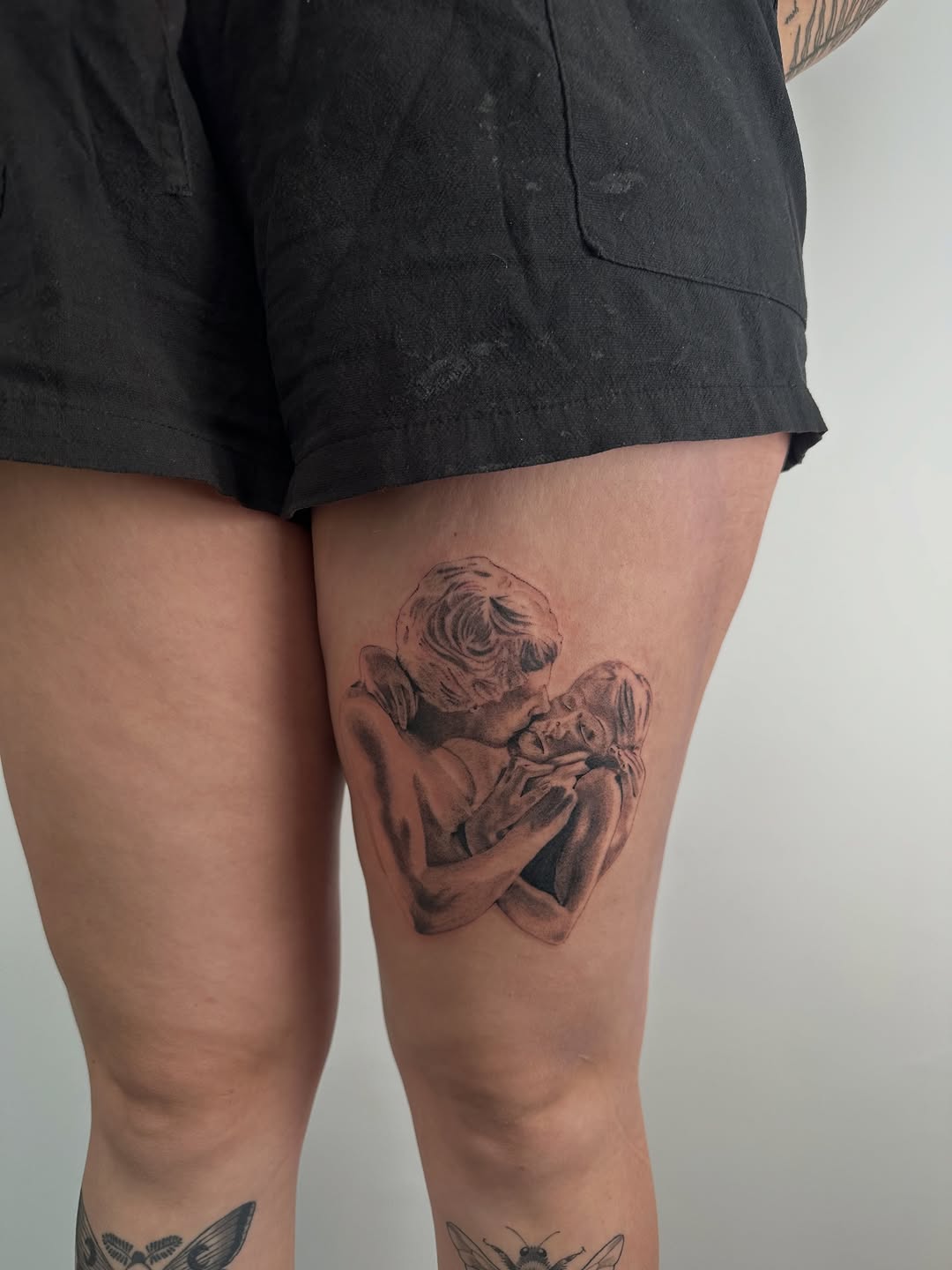 Tattoo by @nimimatattoo — realism, black_and_grey
