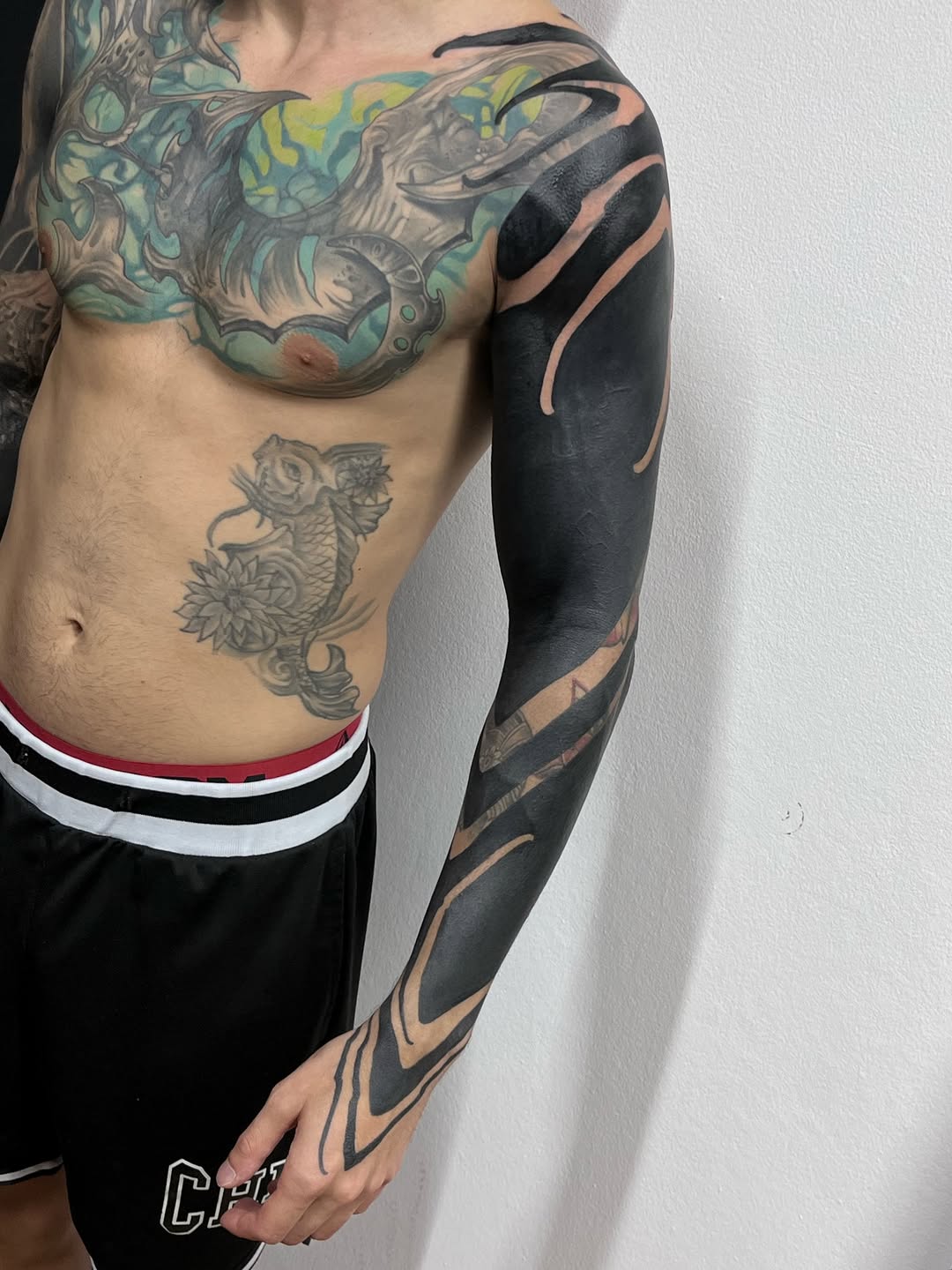 Tattoo by @betos.tattoo β blackwork, black_and_grey