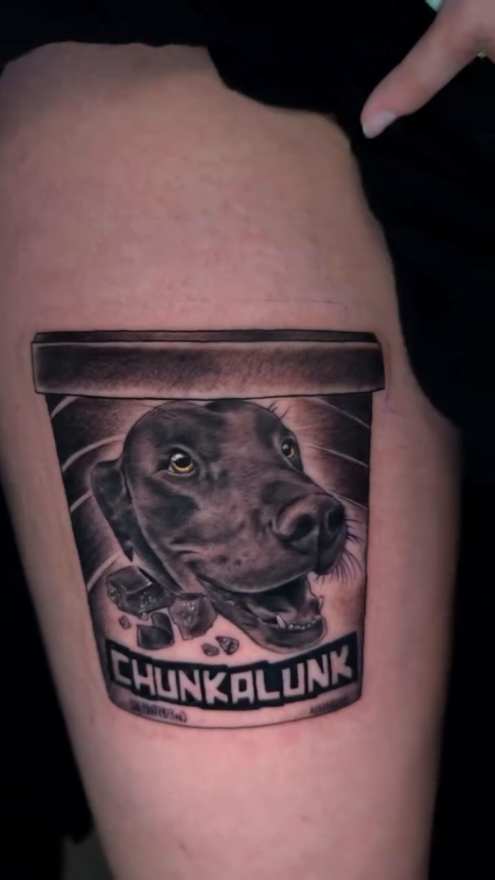 Tattoo by @alexis.tattoos — realism, black_and_grey