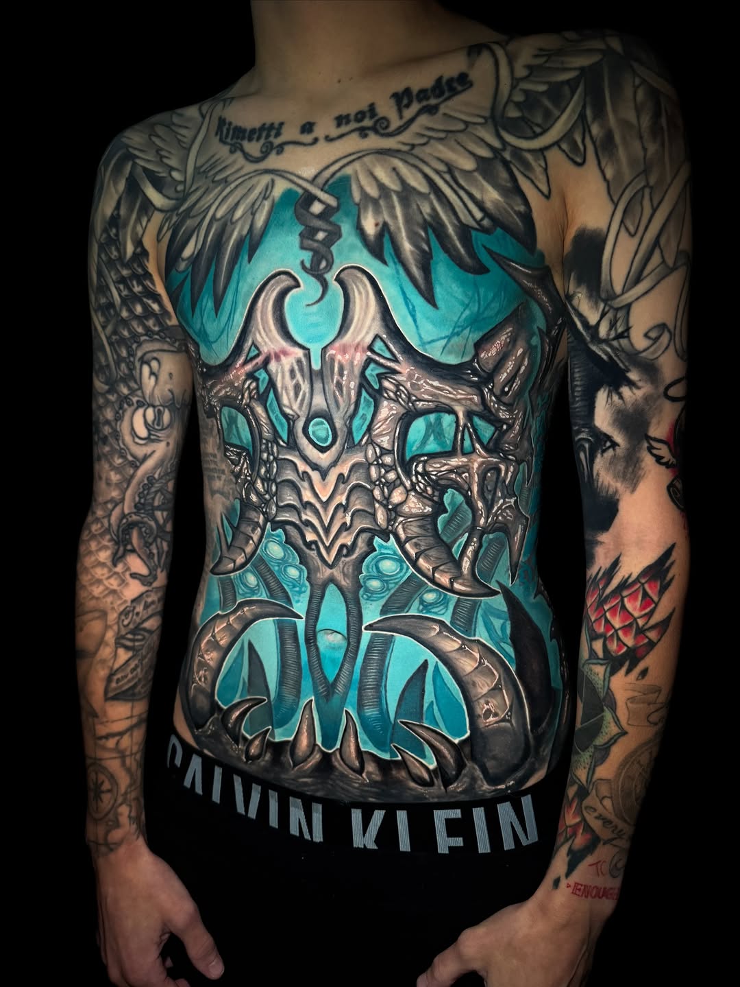 Tattoo by @spacezombietattoo β realism, black_and_grey