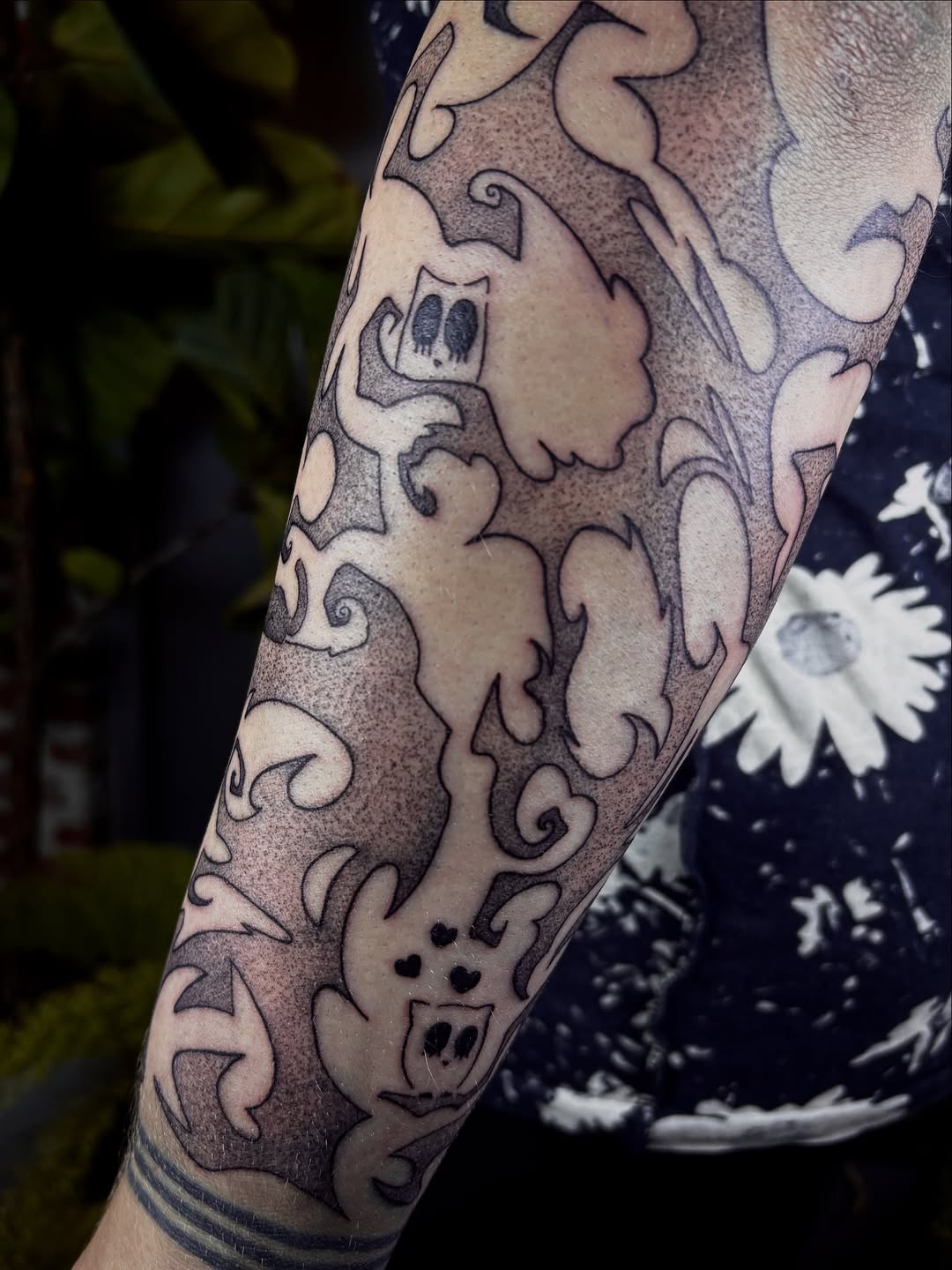 Tattoo by @chuuyainks — blackwork