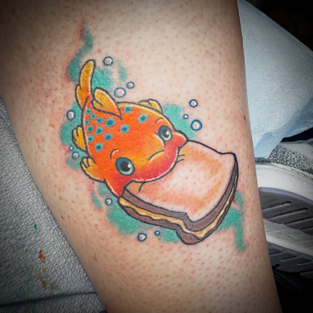 Tattoo by @beesnestqueenbee — new_school