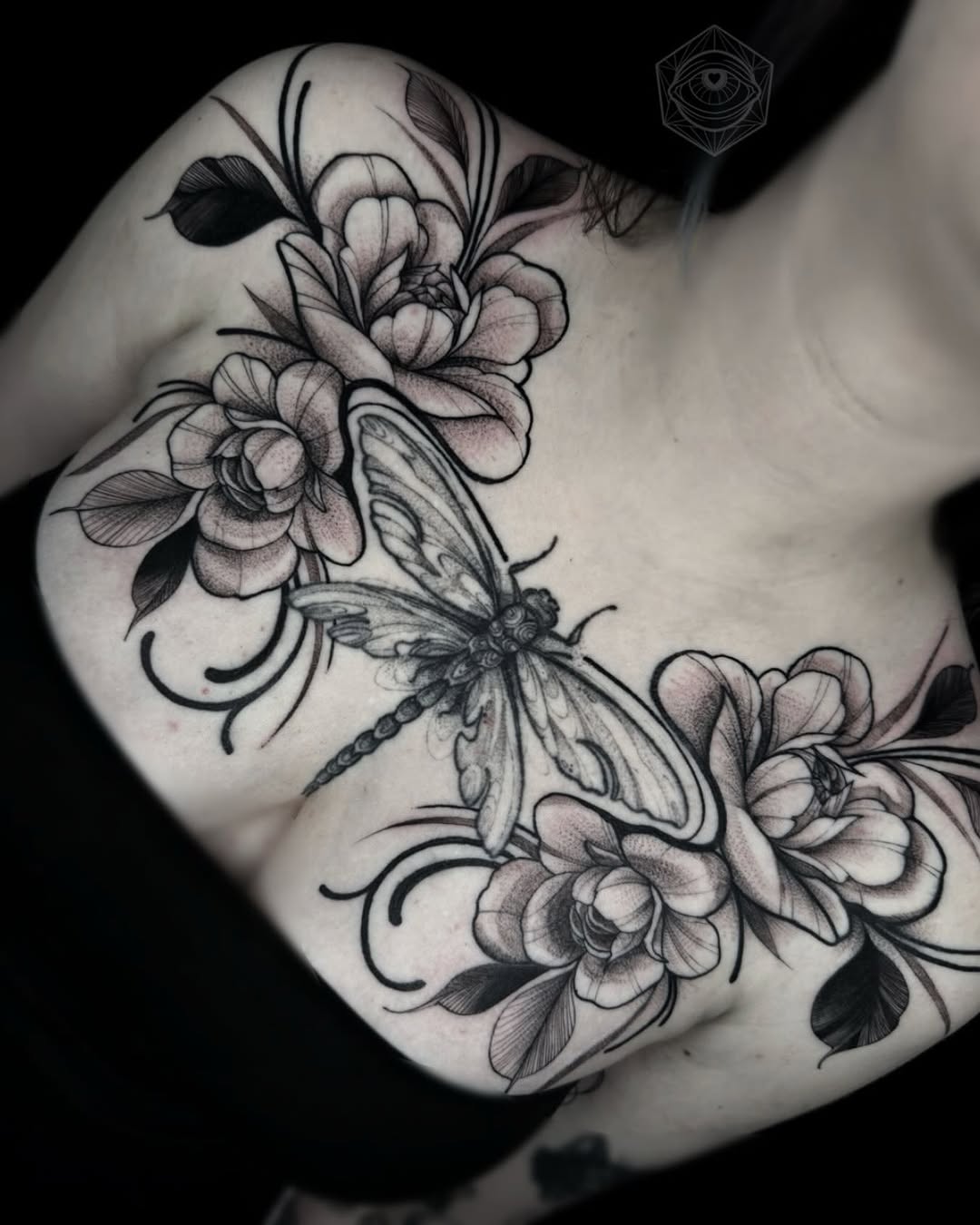 Tattoo by @taylor_._moon — black_and_grey, fine_line