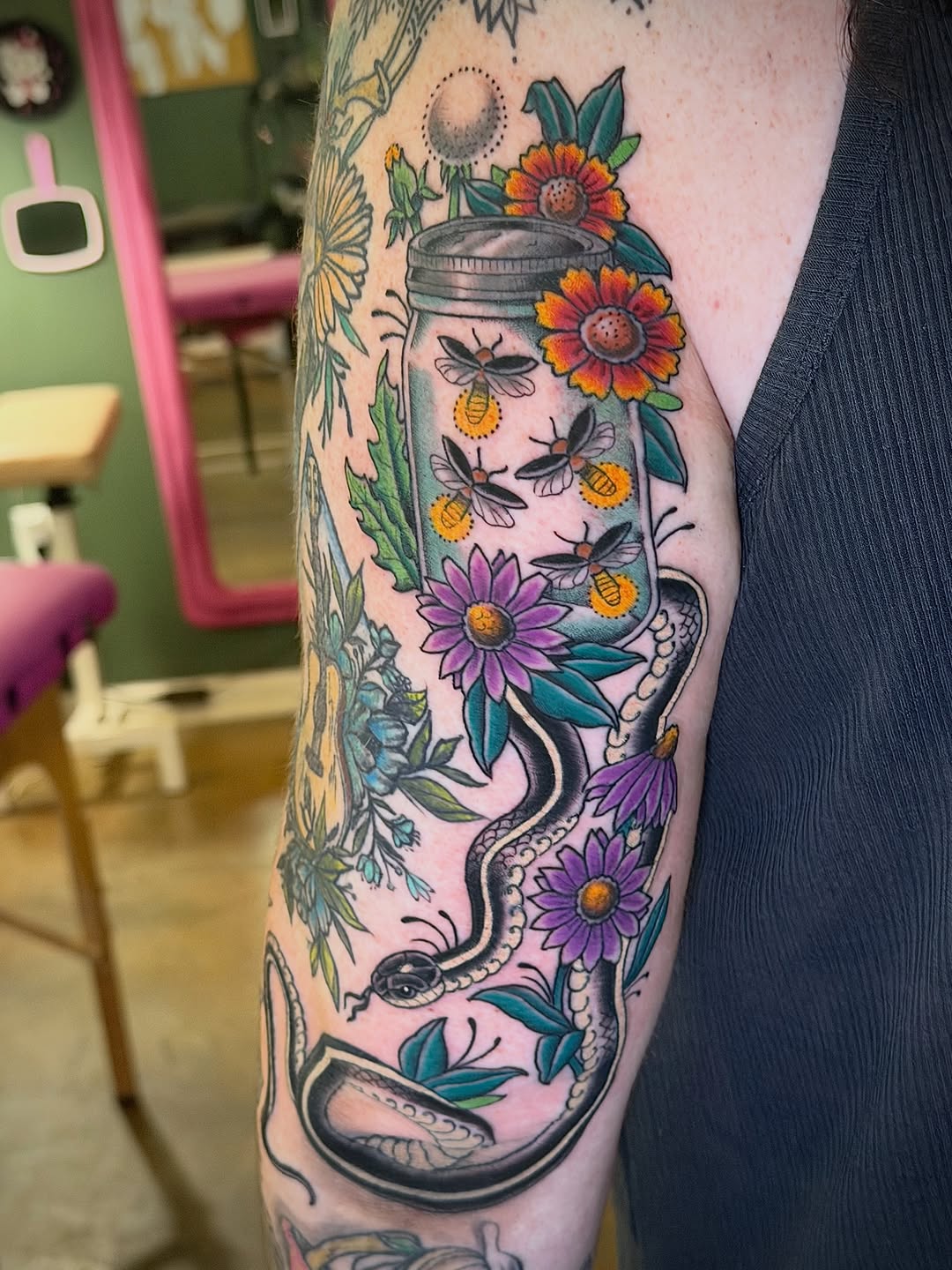 Tattoo by @scruffy_tattooer — neo_traditional, realism