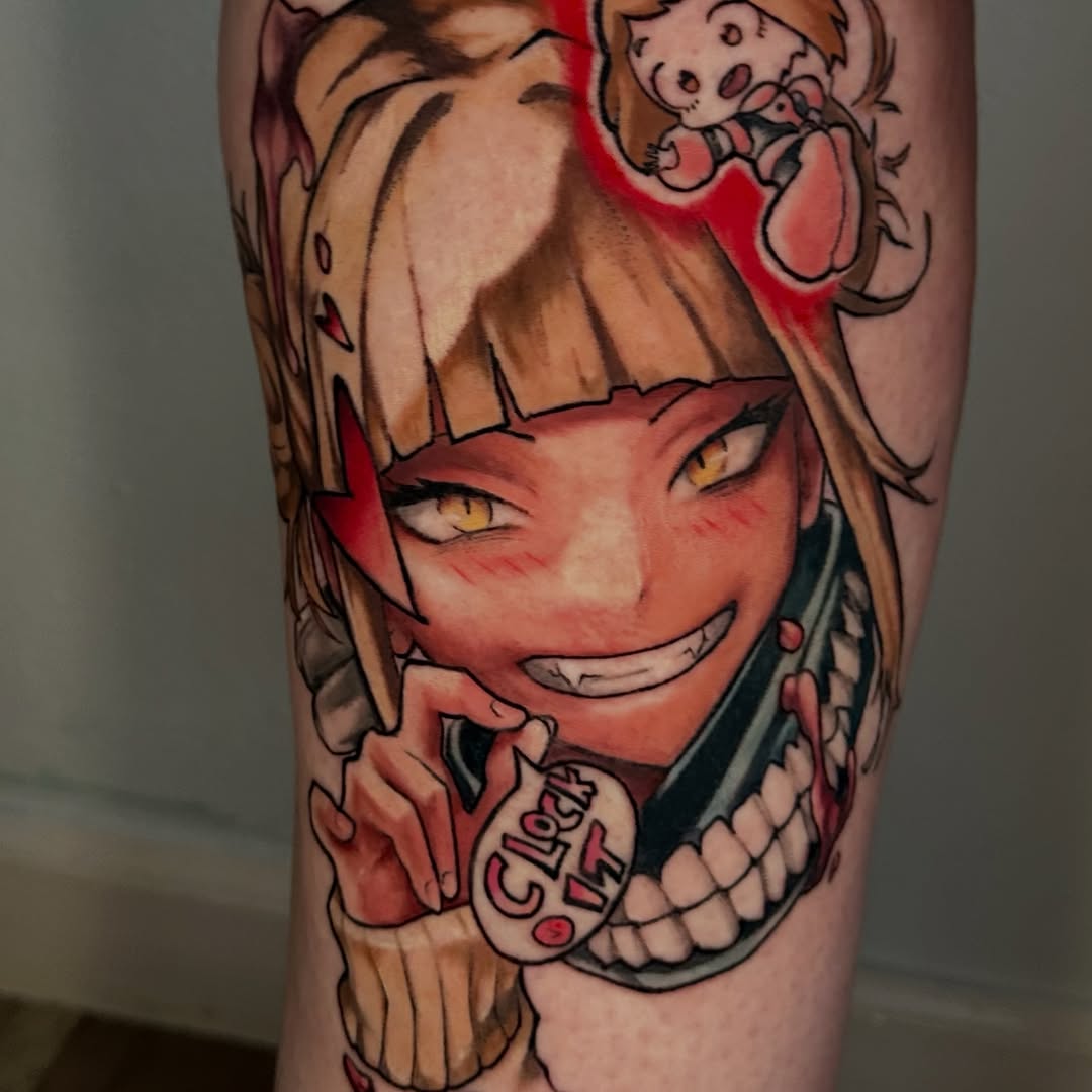 Tattoo by @tattooz_by_trent — anime, illustrative