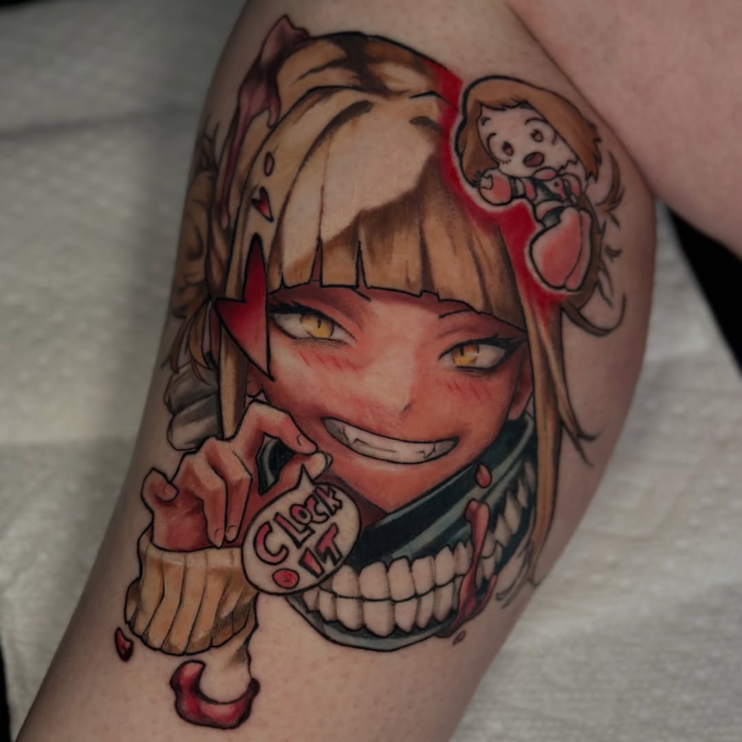 Tattoo by @tattooz_by_trent — anime, illustrative