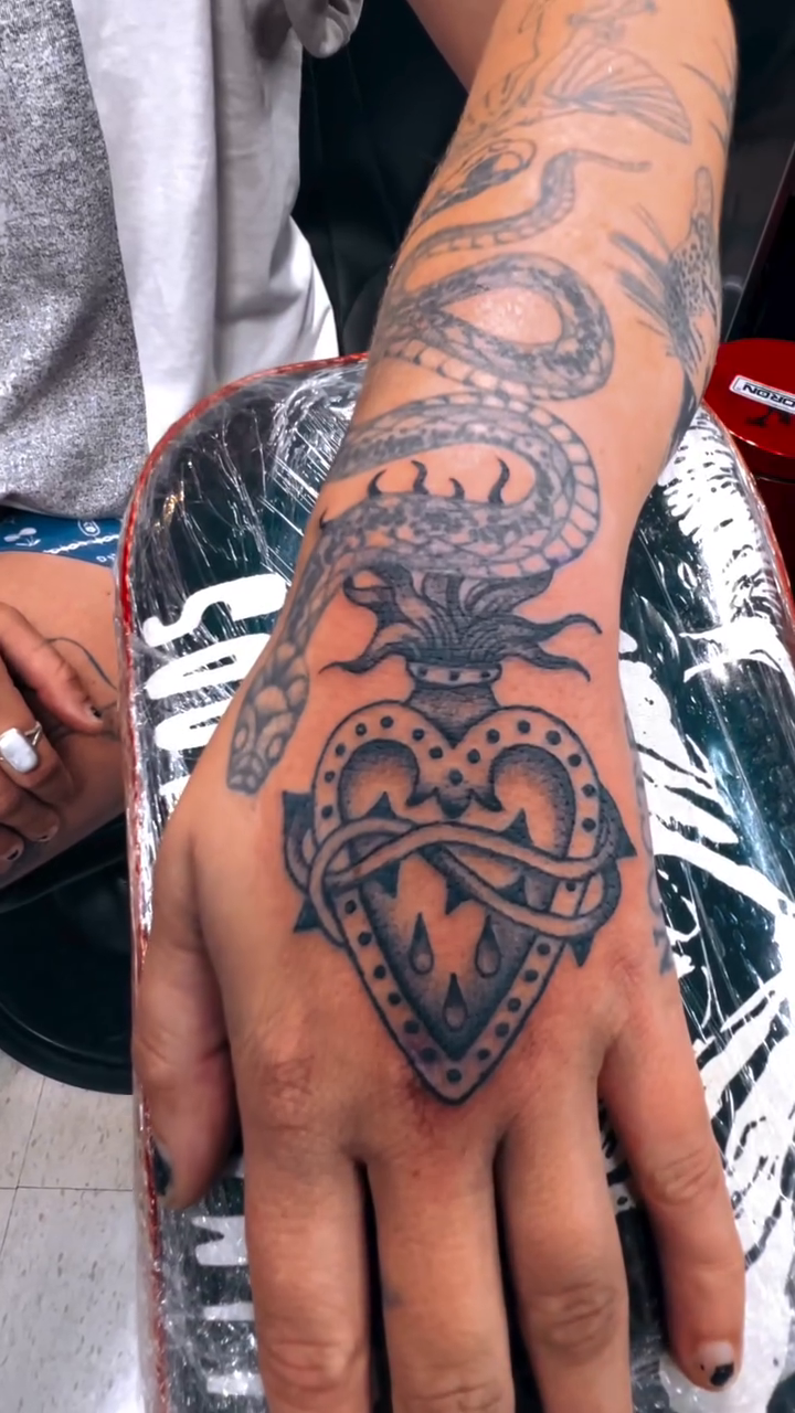 Tattoo by @scott_weatherwax — black_and_grey, neo_traditional