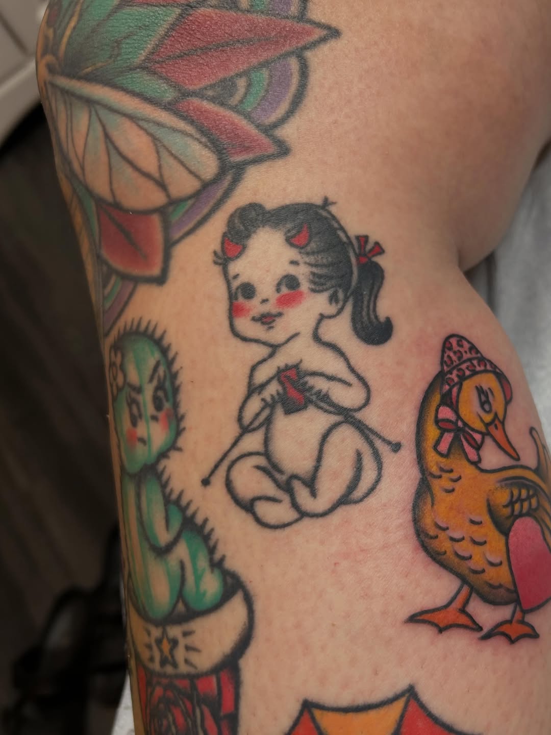 Tattoo by @missfinetattoo — american_traditional, new_school