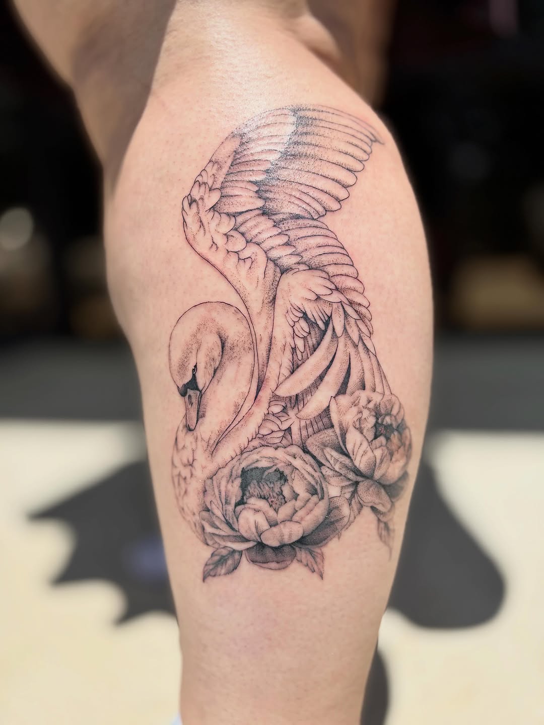 Tattoo by @diary_of_tattoos โ realism, black_and_grey