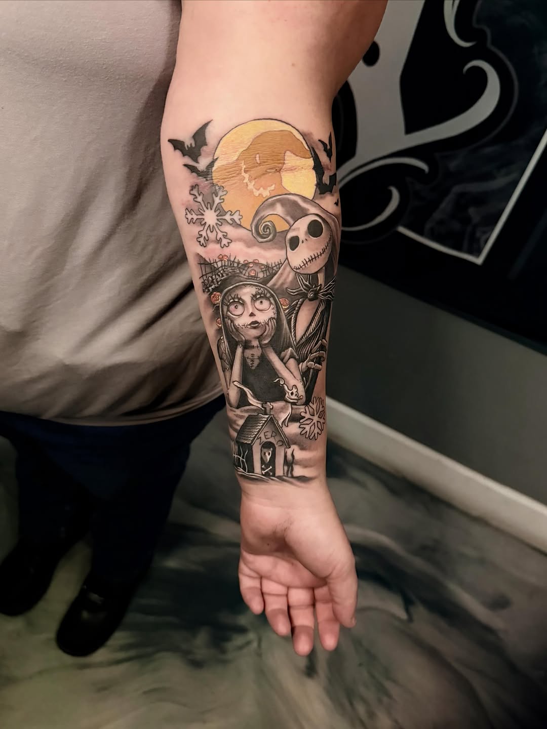 Tattoo by @cody_ryan_pappas — illustrative, black_and_grey