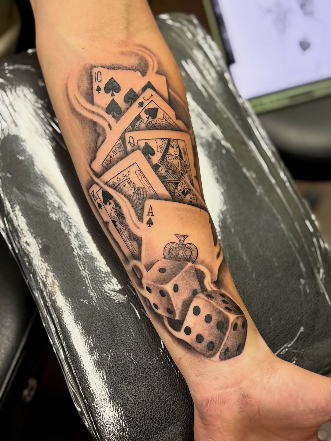 Tattoo by @sydhonn — black_and_grey, realism