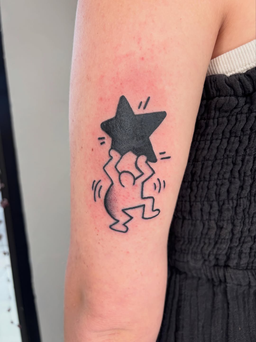 Tattoo by @belmont.studios — blackwork
