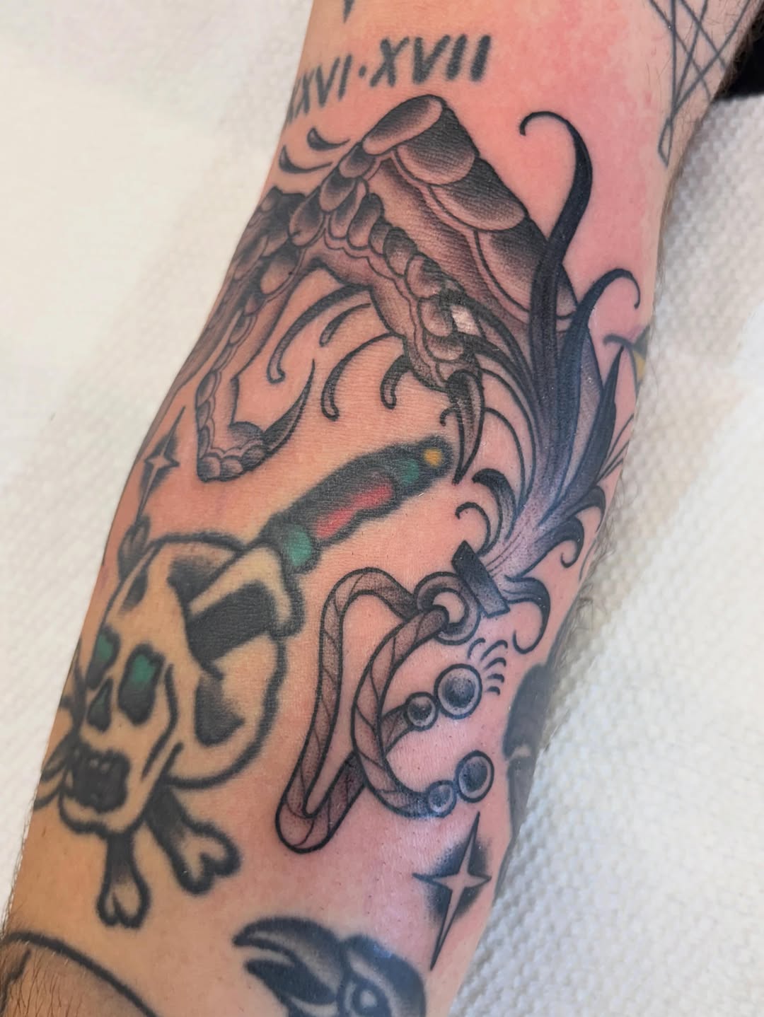 Tattoo by @kaylafaytattoos — american_traditional, illustrative