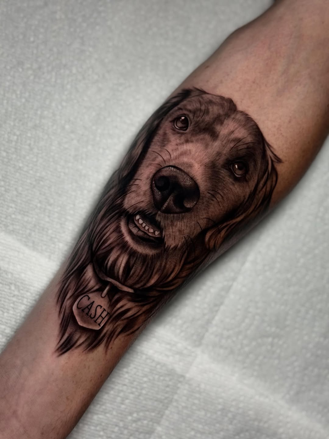 Tattoo by @artistbell — realism, black_and_grey