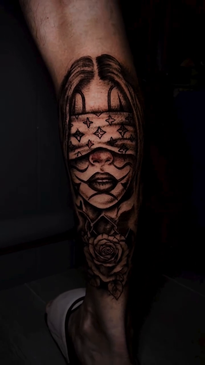 Tattoo by @arrieta.damian_tattoo โ chicano, black_and_grey