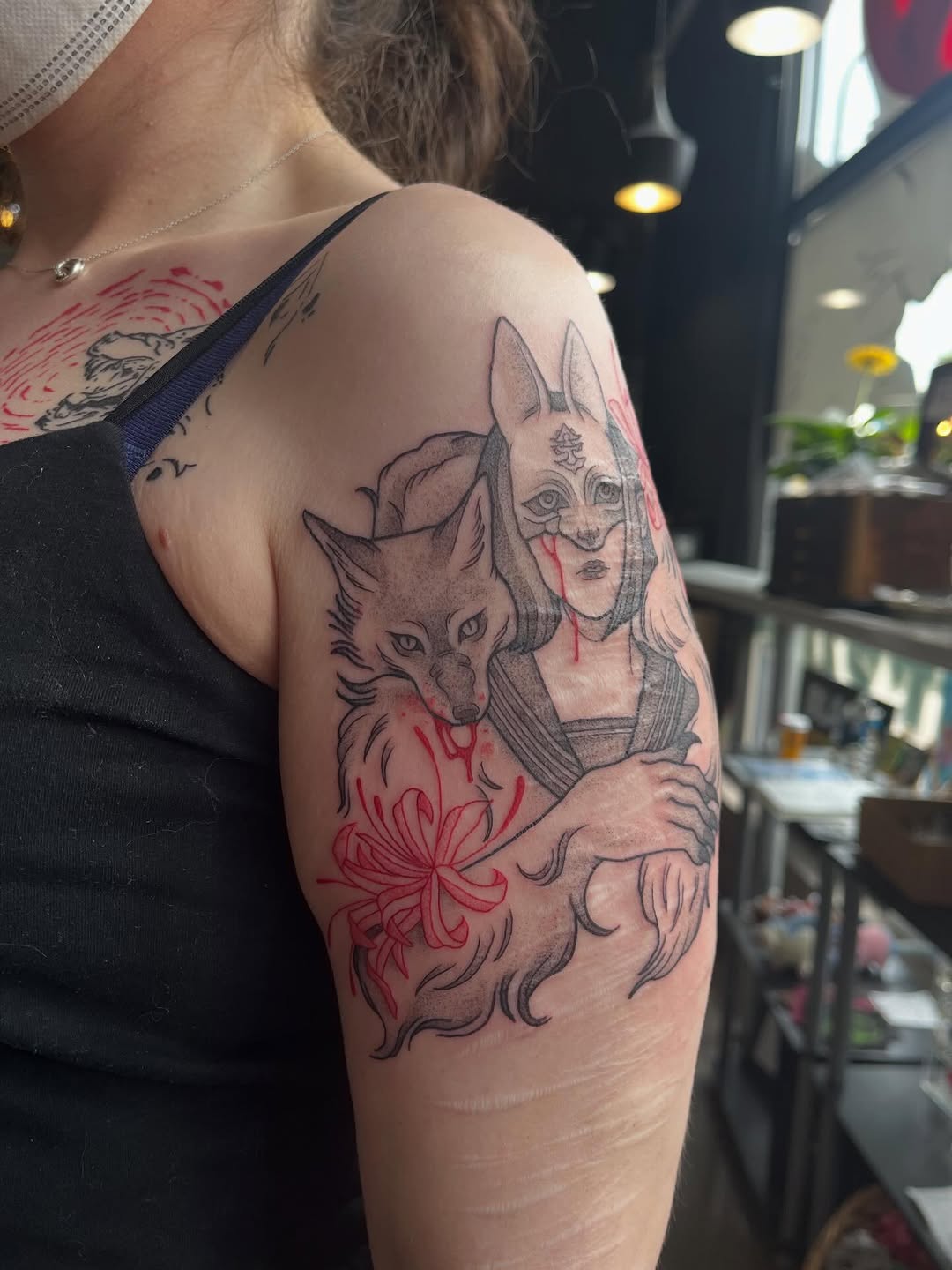 Tattoo by @tatsbybun_ β blackwork