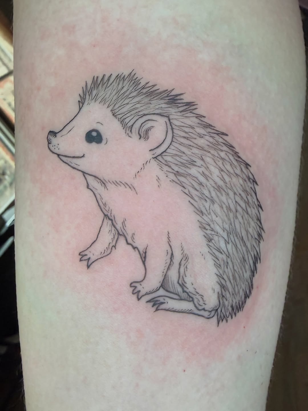 Tattoo by @honestbird — illustrative, black_and_grey