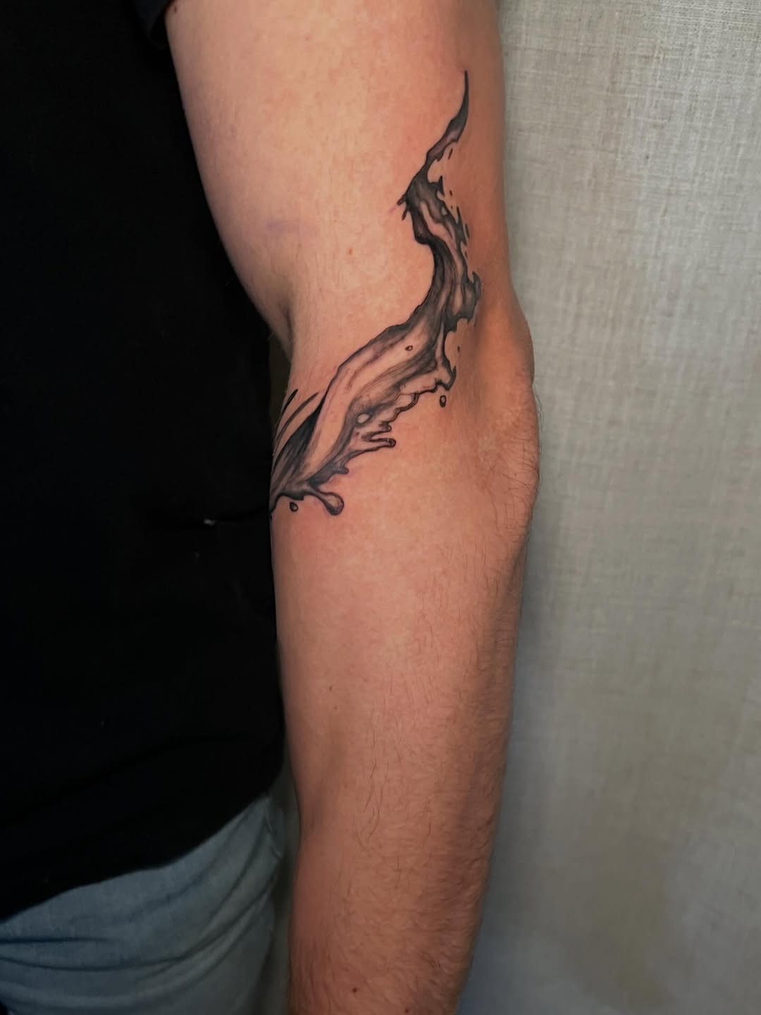 Tattoo by @milesbrowne — black_and_grey, realism