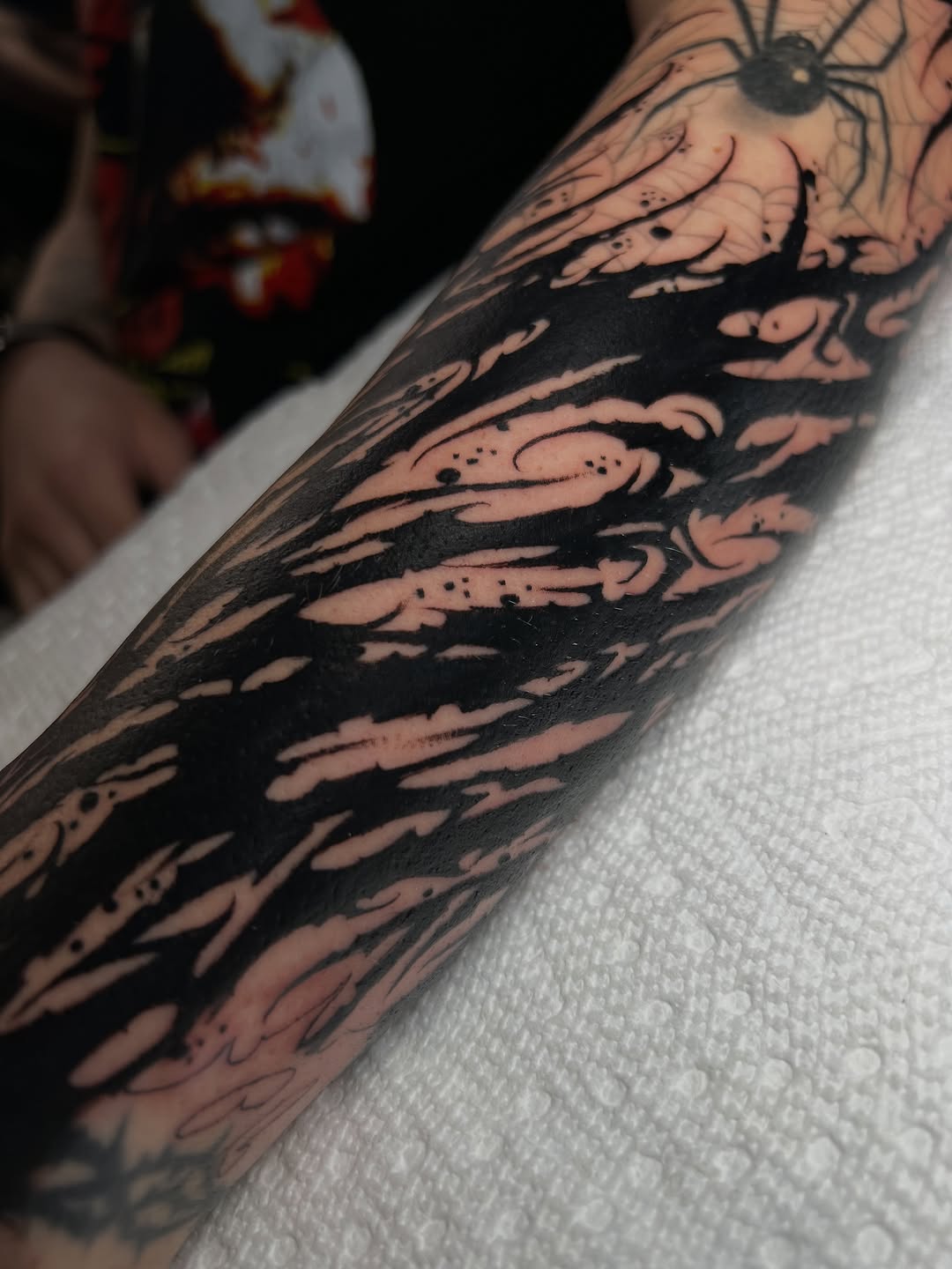 Tattoo by @jamesfoltz — blackwork, illustrative