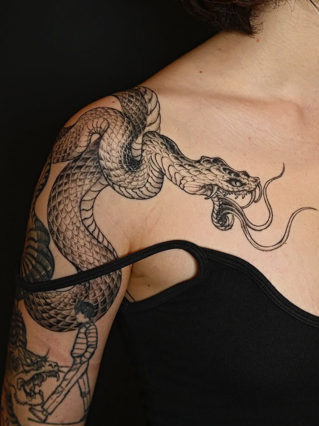 Tattoo by @evian_tat โ black_and_grey, realism