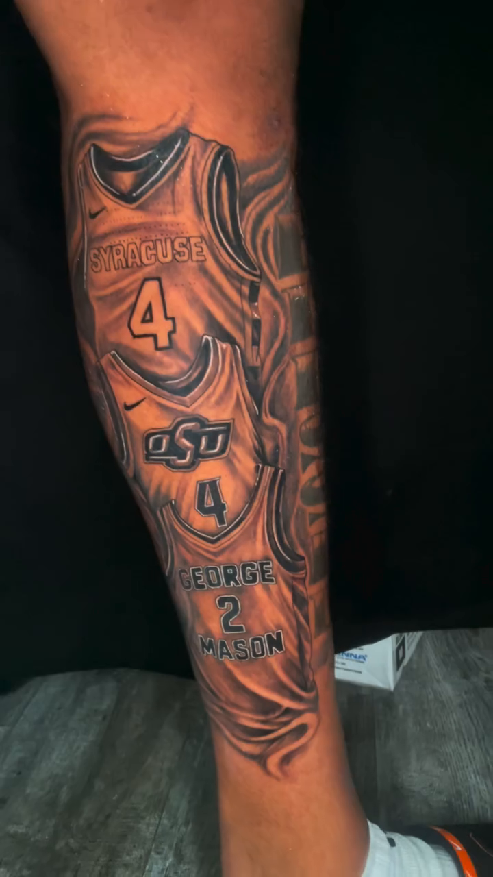 Tattoo by @shaunboweink — realism, lettering_script